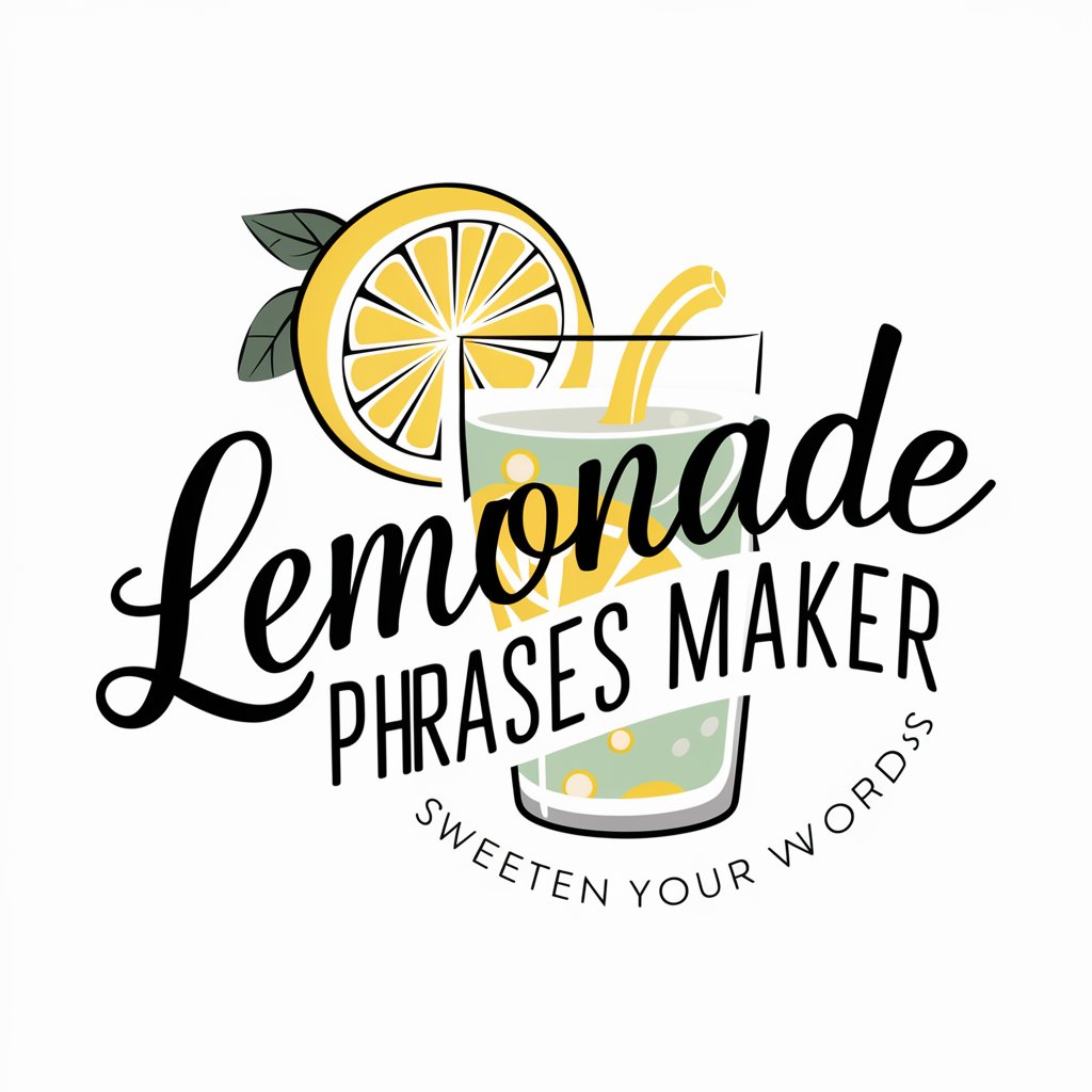 Lemonade Phrases Maker: Sweeten Your Words in GPT Store