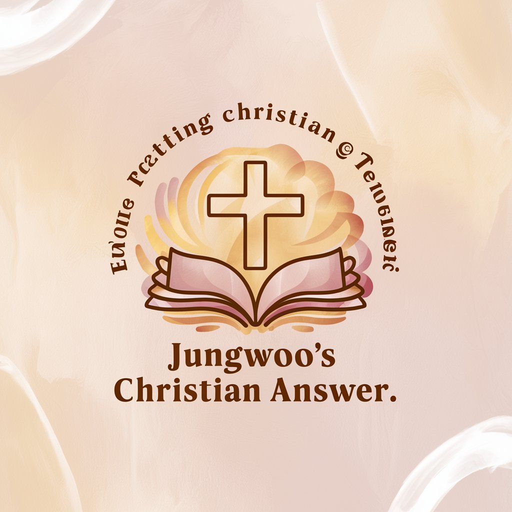 Jungwoo's Christian Answer in GPT Store