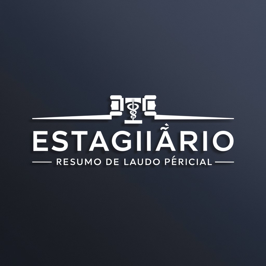 Estagiário: Resumo de laudo pericial