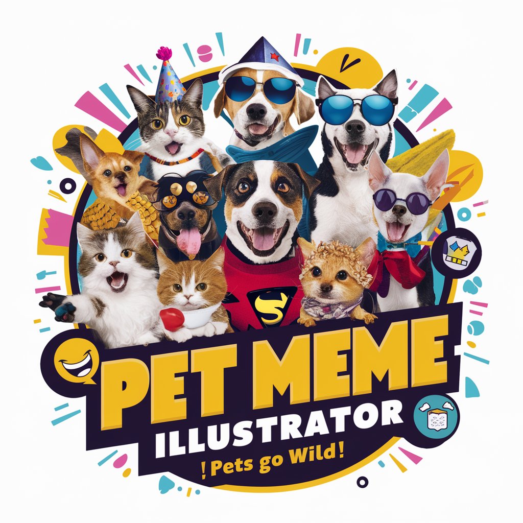 Pet Meme Illustrator | Pets go WILD! 🏆🔥🏆 in GPT Store