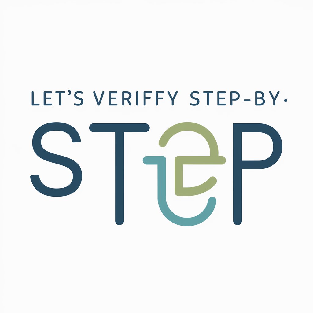 Let's verify step-by-step in GPT Store