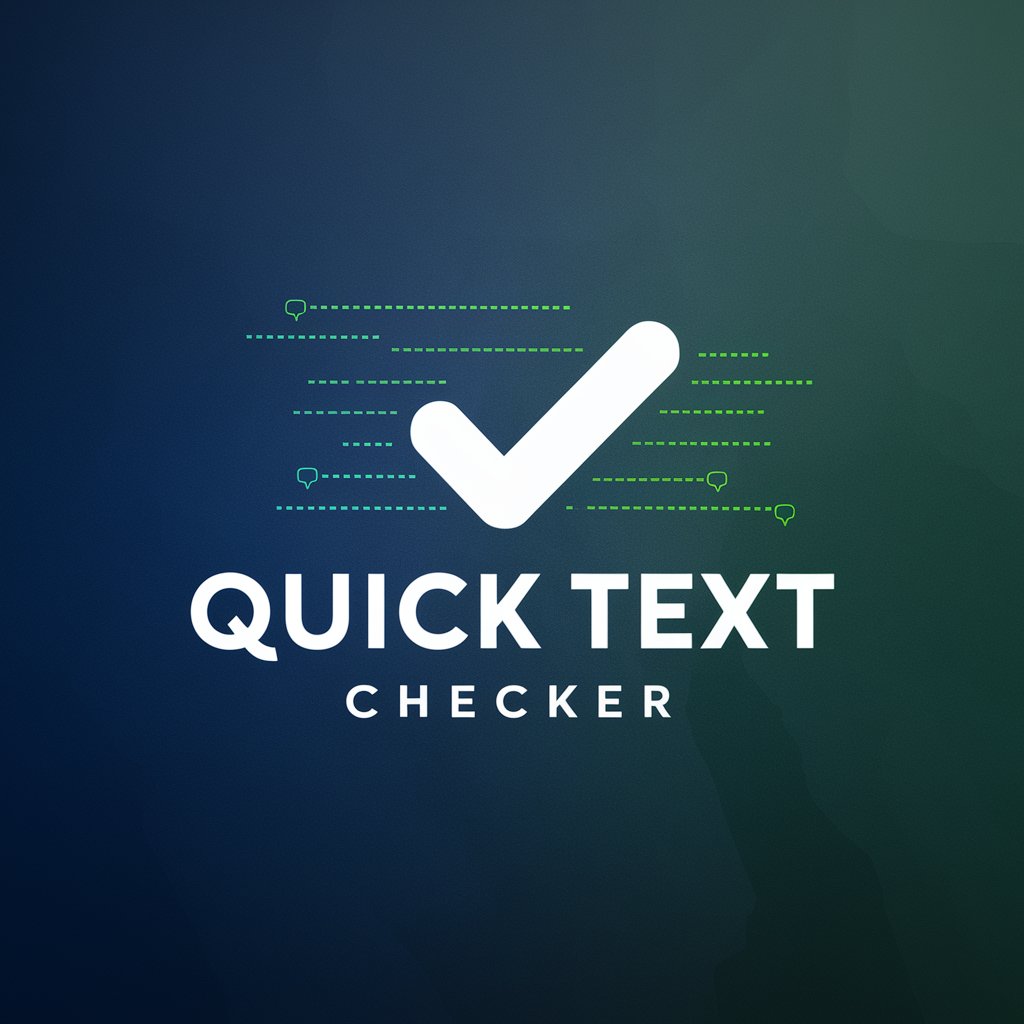 Quick Text Checker