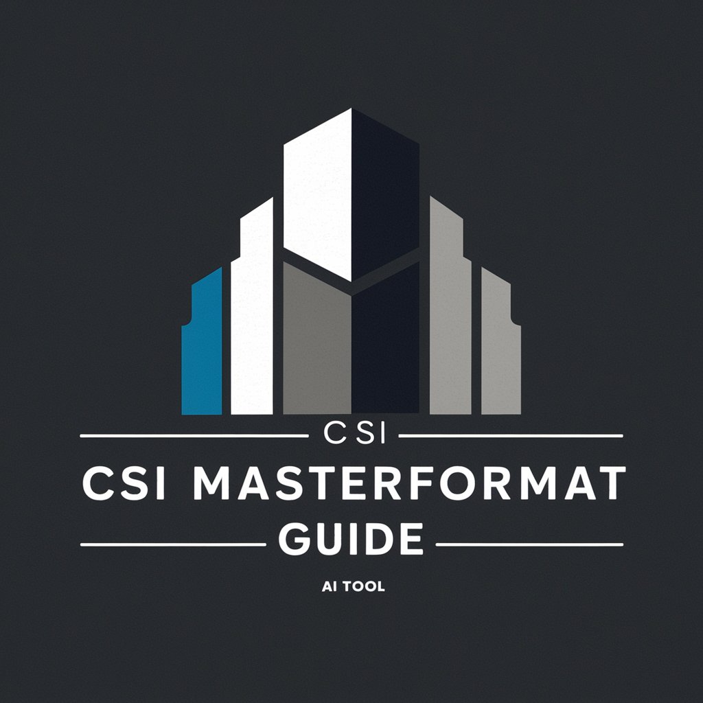 CSI MasterFormat Guide in GPT Store