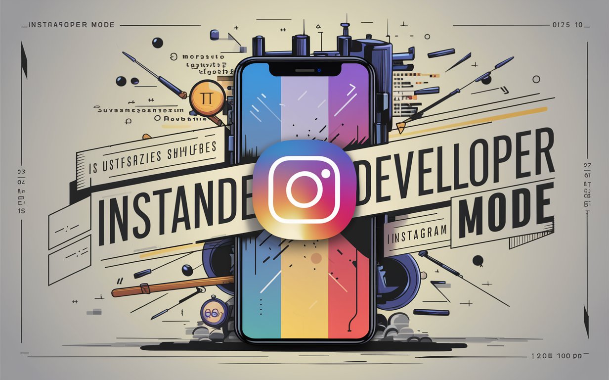 
"Design an eye-catching image showcasing the power of Instagram's developer mode, titled 'Instander Developer Mode.' Incorporate developer-related icons such as coding symbols, gears, and creative tools to signify customization and innovation opportunities. Use vibrant colors and sleek graphics to highlight the platform's dynamic capabilities. Ensure clear typography for the heading 'Instander Developer Mode,' emphasizing its importance. The image dimensions should be 1020 pixels wide by 1980 pixels tall."