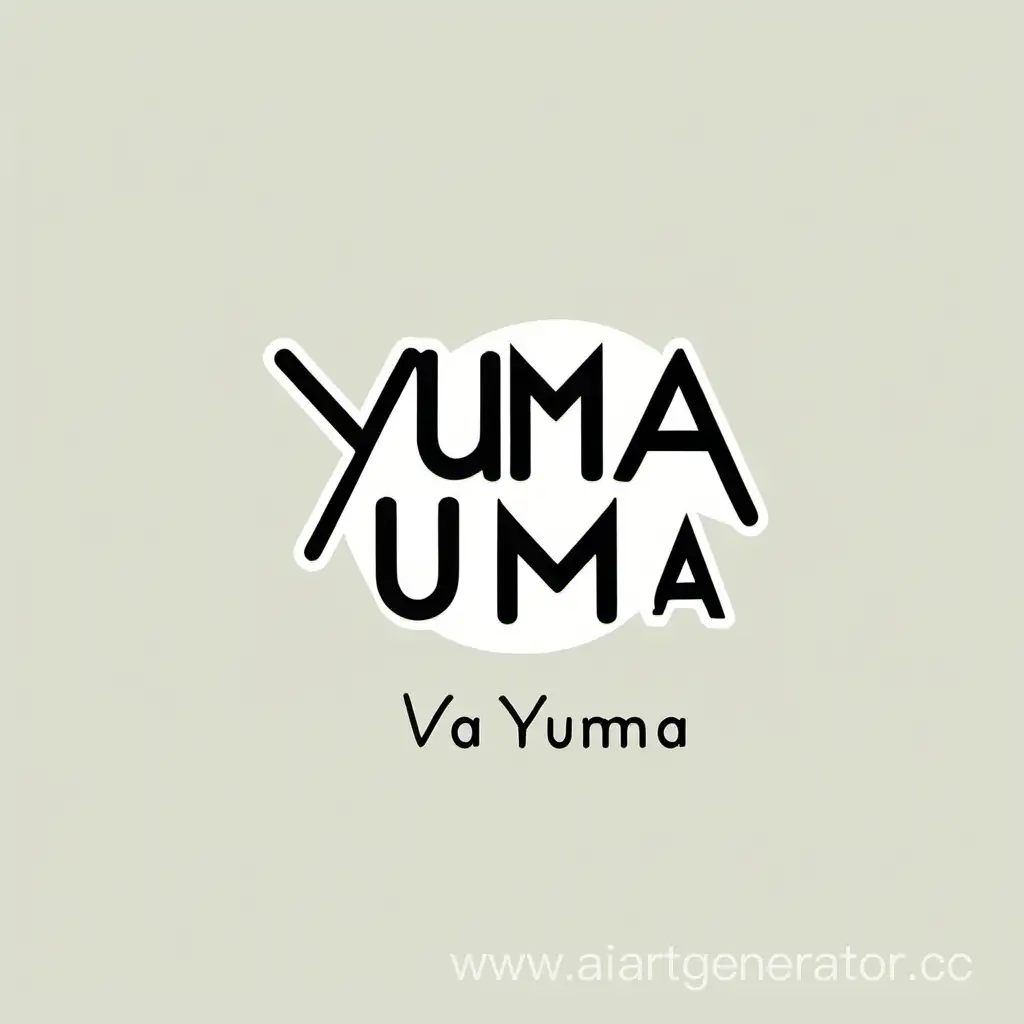 Логотип компании проста с надписью YUMA 