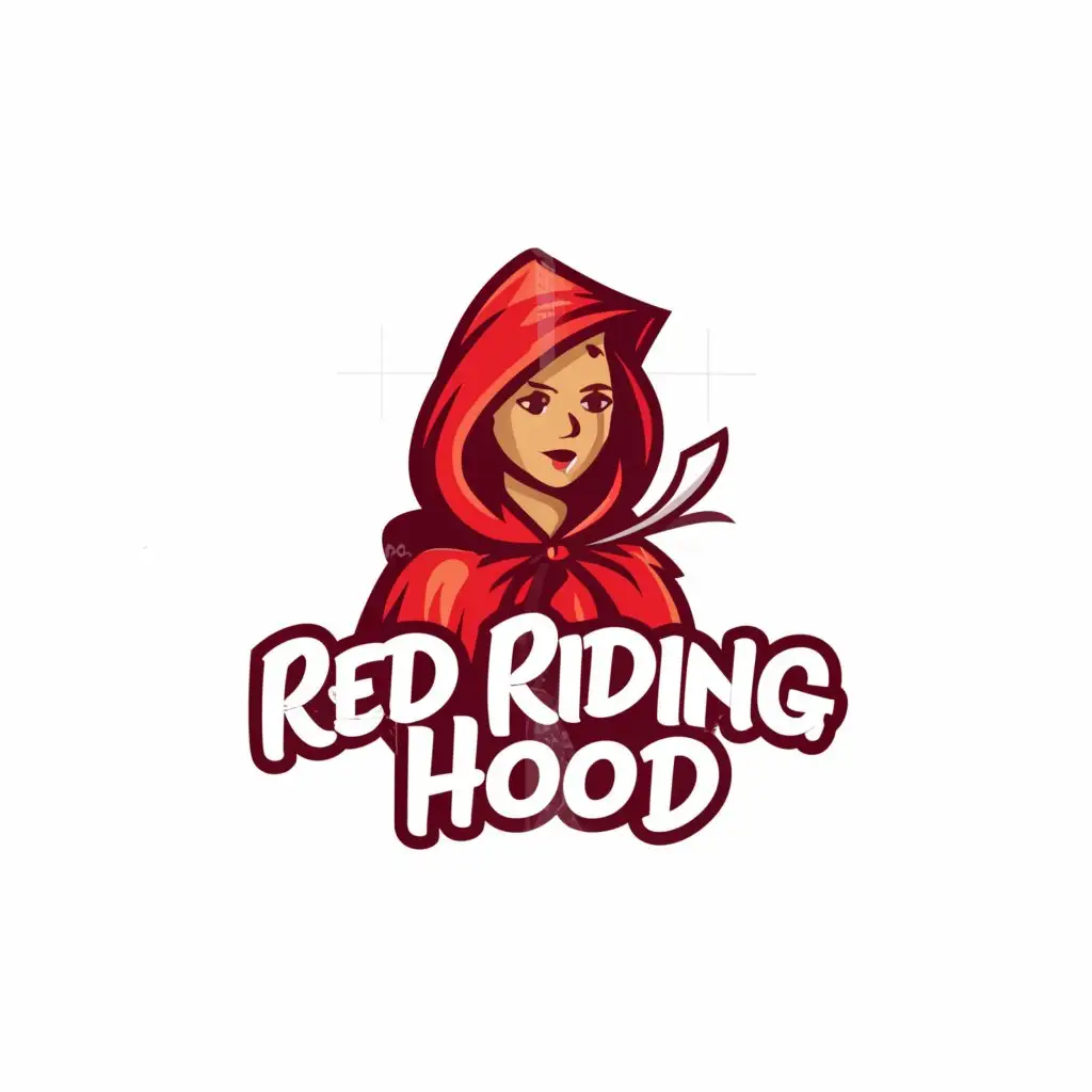 LOGO-Design-for-Red-Riding-Hood-Classic-Interpretation-with-Clear-Background