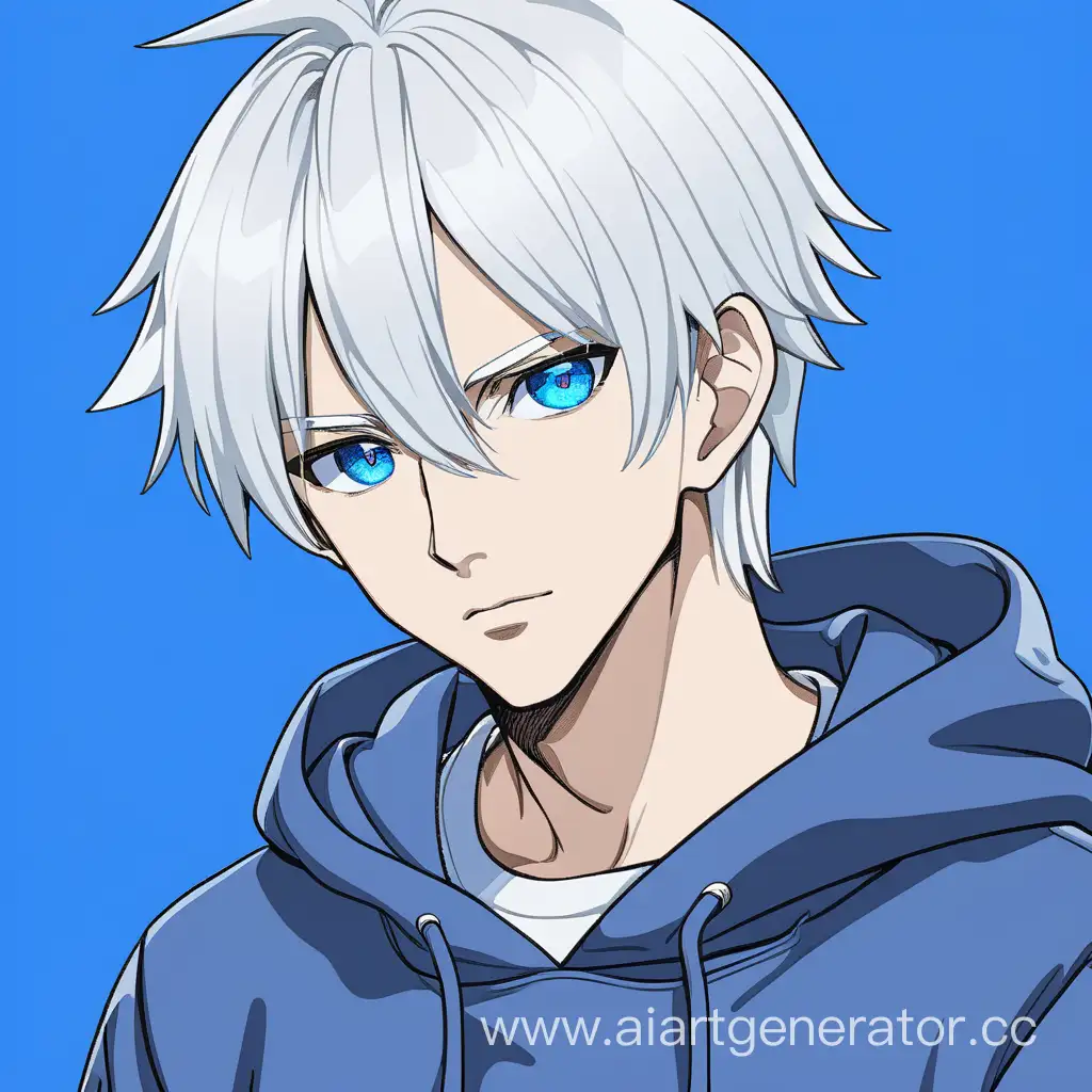 Anime-Character-with-White-Hair-and-Blue-Eyes-in-Blue-Sweatshirt
