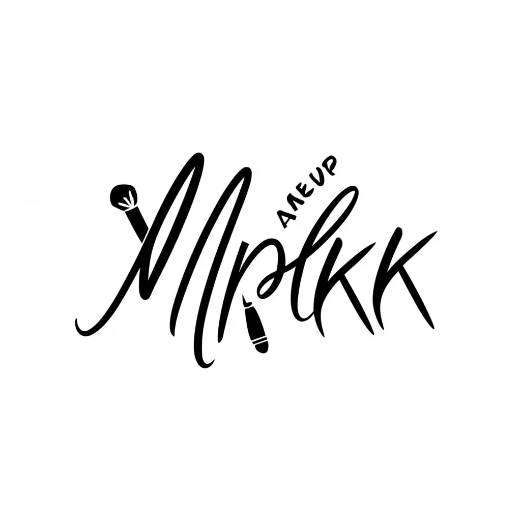 a logo design,with the text "MAKEUPHOLIKK", main symbol:MPLKK,Moderate,be used in Beauty Spa industry,clear background