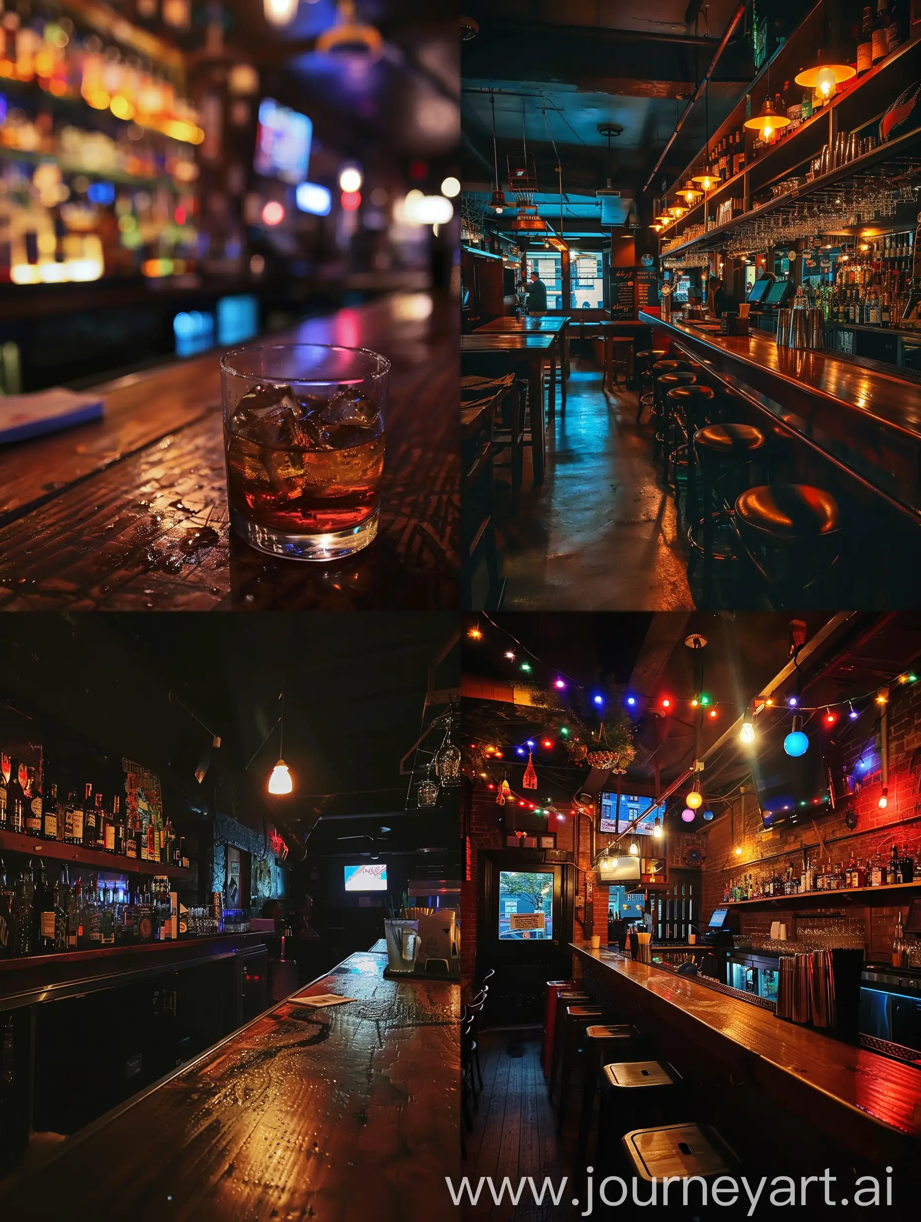 Nightlife-Bar-Scene-with-Vibrant-Atmosphere-and-Lively-Patrons