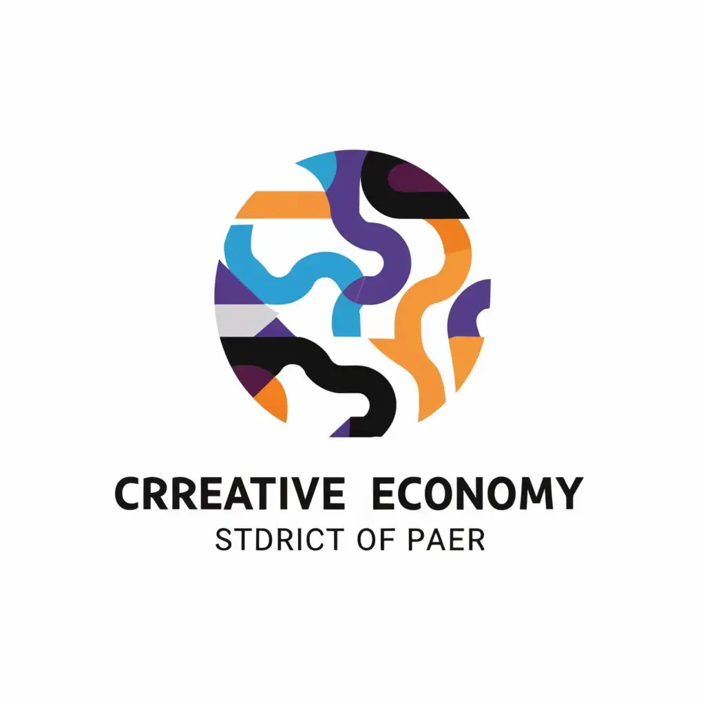 LOGO-Design-For-Creative-Economy-Minimalistic-Representation-of-District-of-Paser-on-Clear-Background