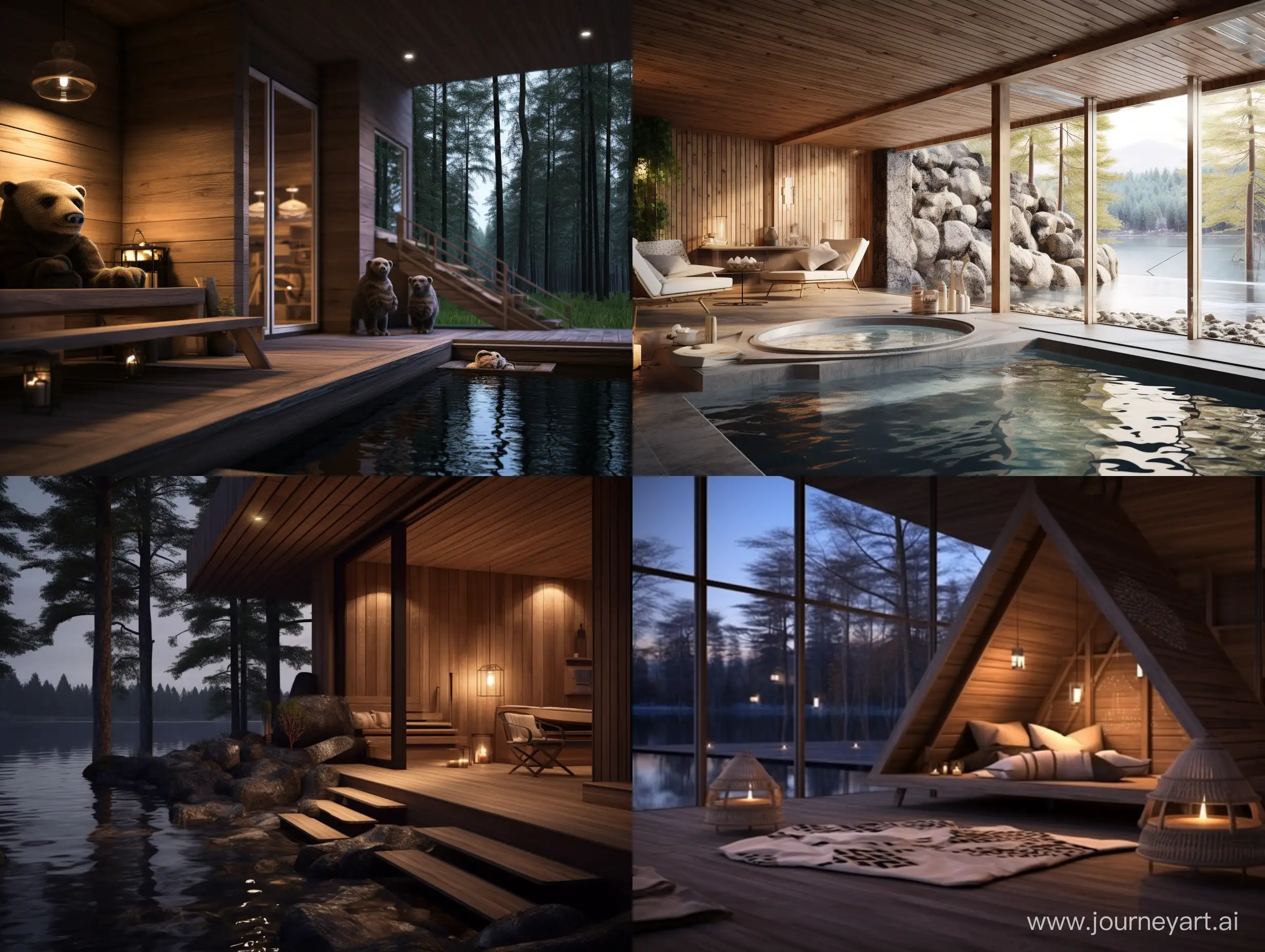 Scandinavian-Style-Sauna-with-Pool-Ursa-Major