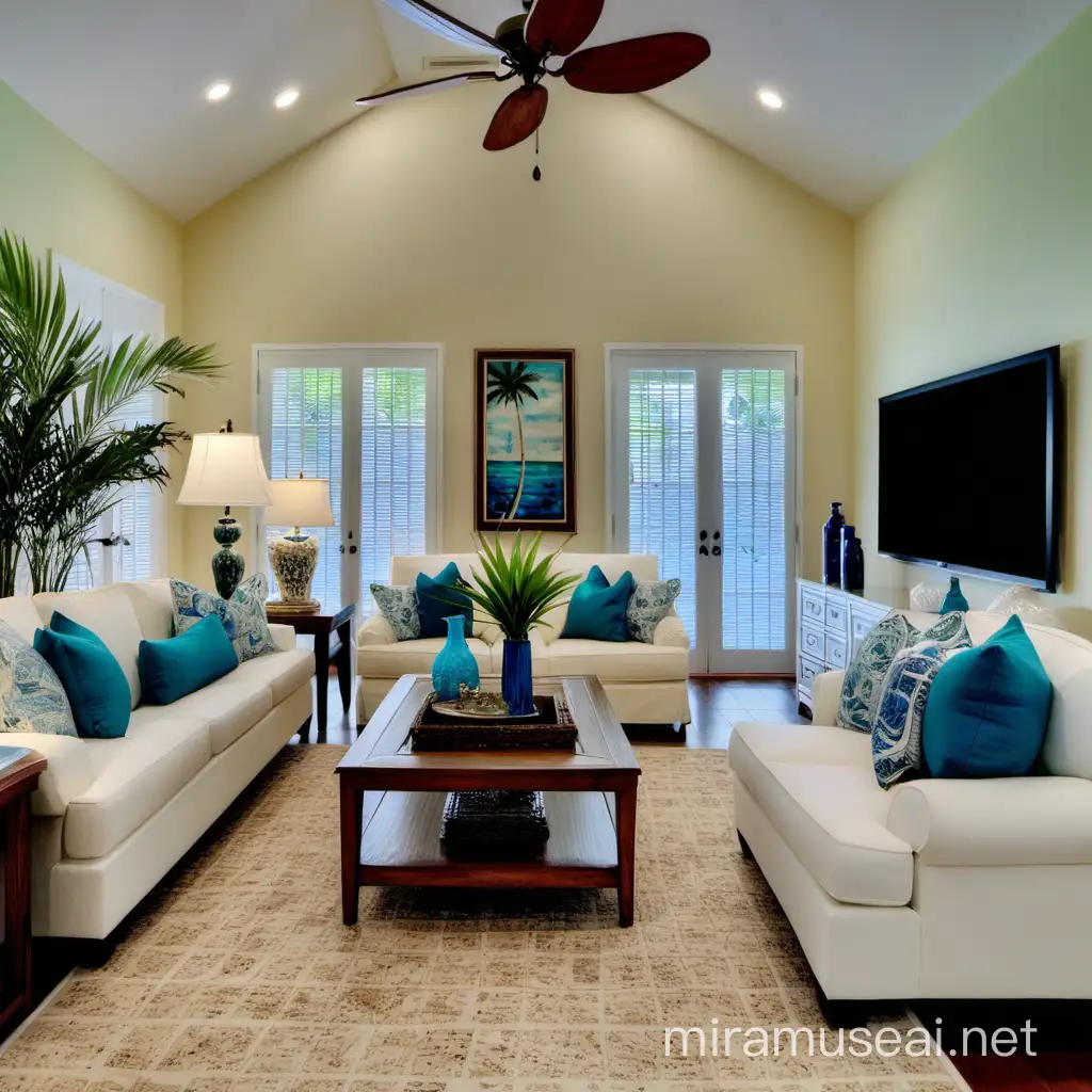 Stunningly Arranged Florida Coastal Living Space