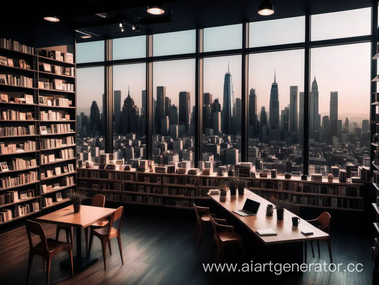 Modern-City-Skyline-with-Stylish-Cafes-Bookstores-and-Cinemas
