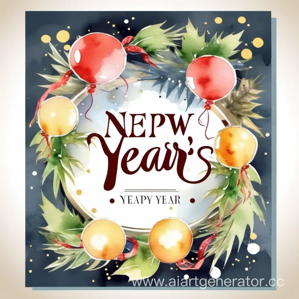 Vibrant-Watercolor-Style-New-Years-Card-with-Festive-Elements