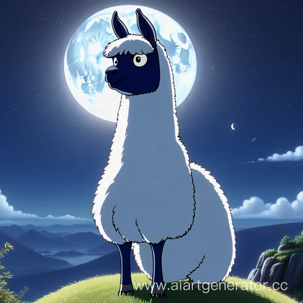 Luna-Lama-in-Hayao-Miyazaki-Style-4K-Image