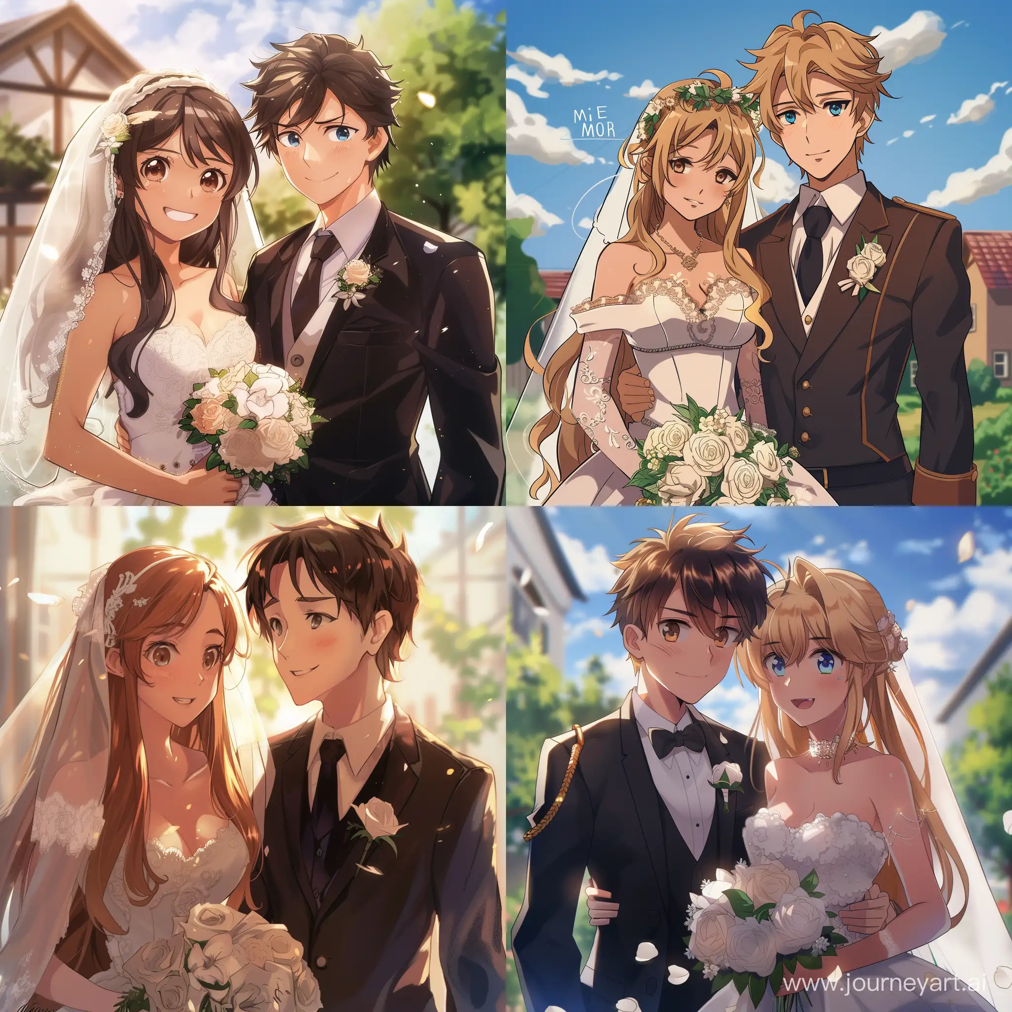 Elegant-Anime-Wedding-Portrait-Mio-Nord-and-Gertz-Nord-Celebrate-Love