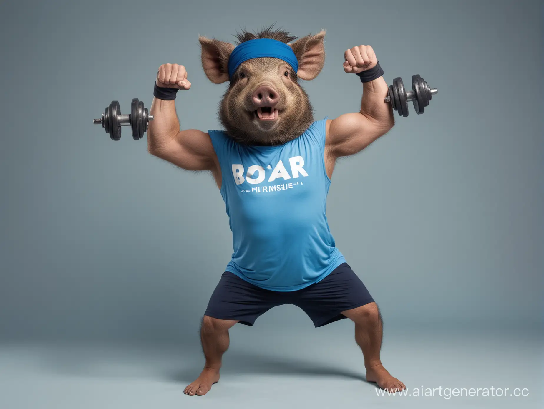 Blue-Fitness-Boar-Pumping-Dumbbells