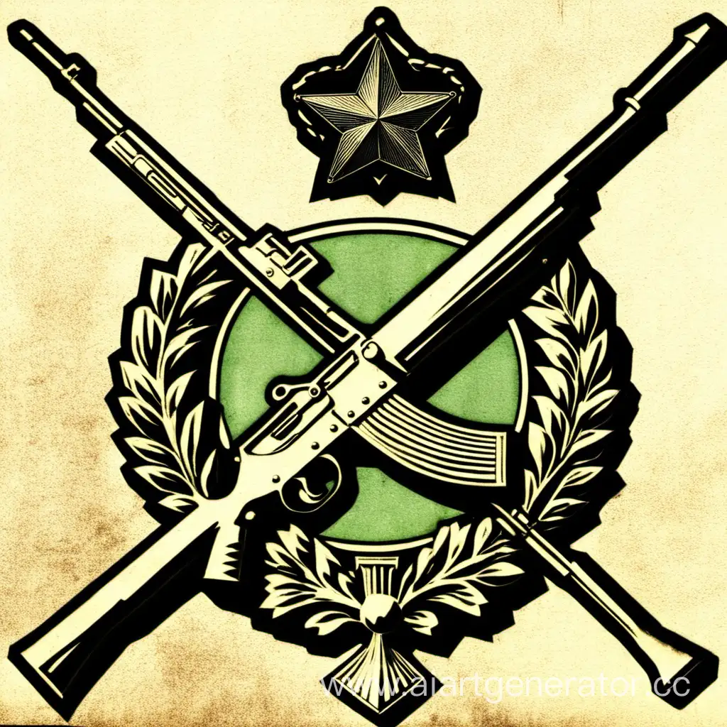 Emblem-of-the-15th-Leningrad-Rifle-Battalion-Symbolic-Insignia-Revealing-Valor-and-Unity