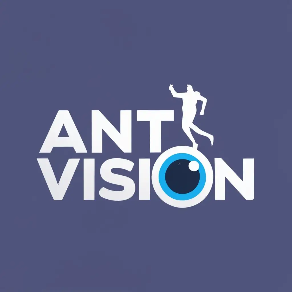 logo, Career, with the text "Anti Vision", typography, be used in Education industry