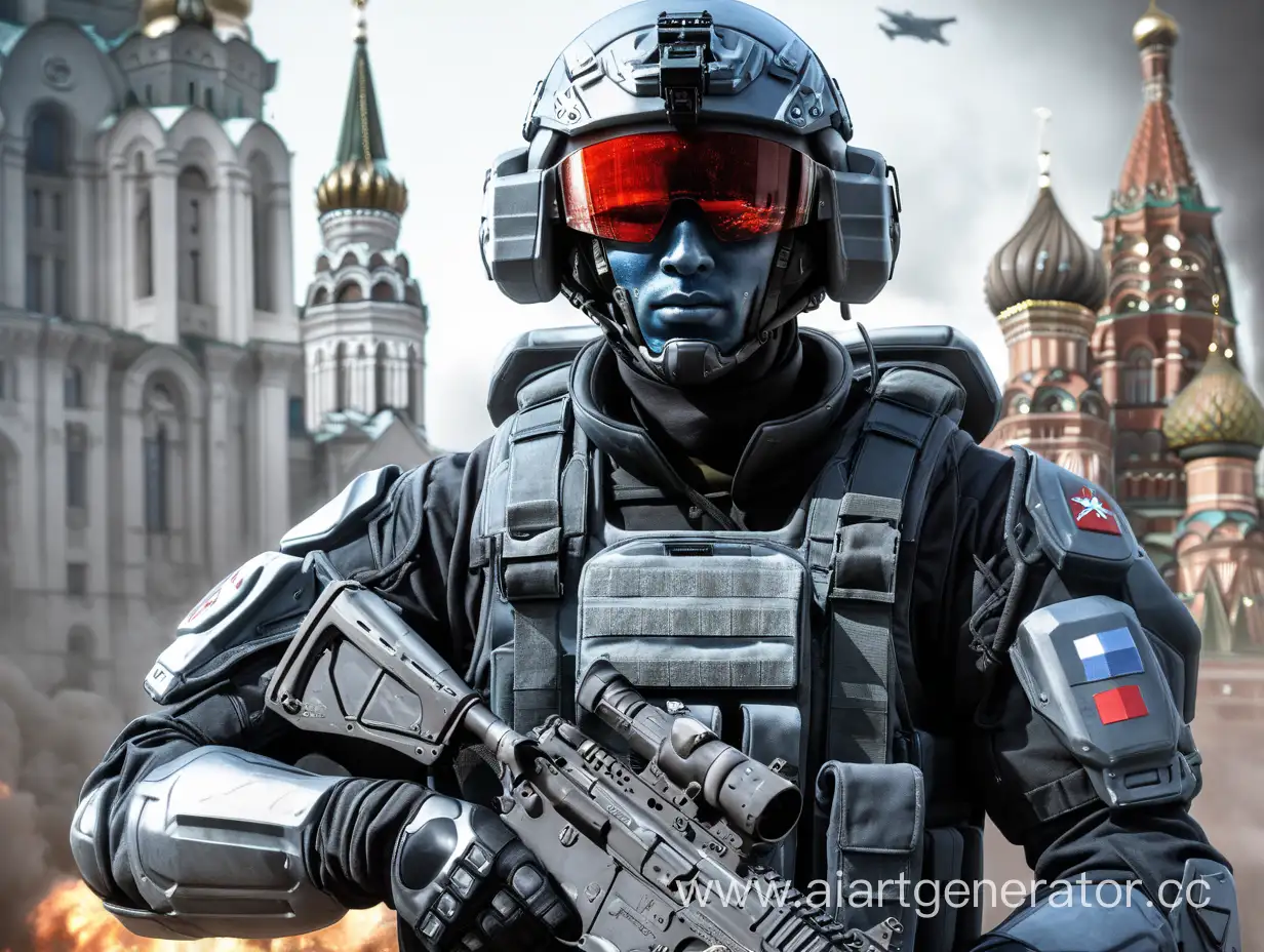 Futuristic-Russian-Soldier-in-Advanced-Combat-Gear