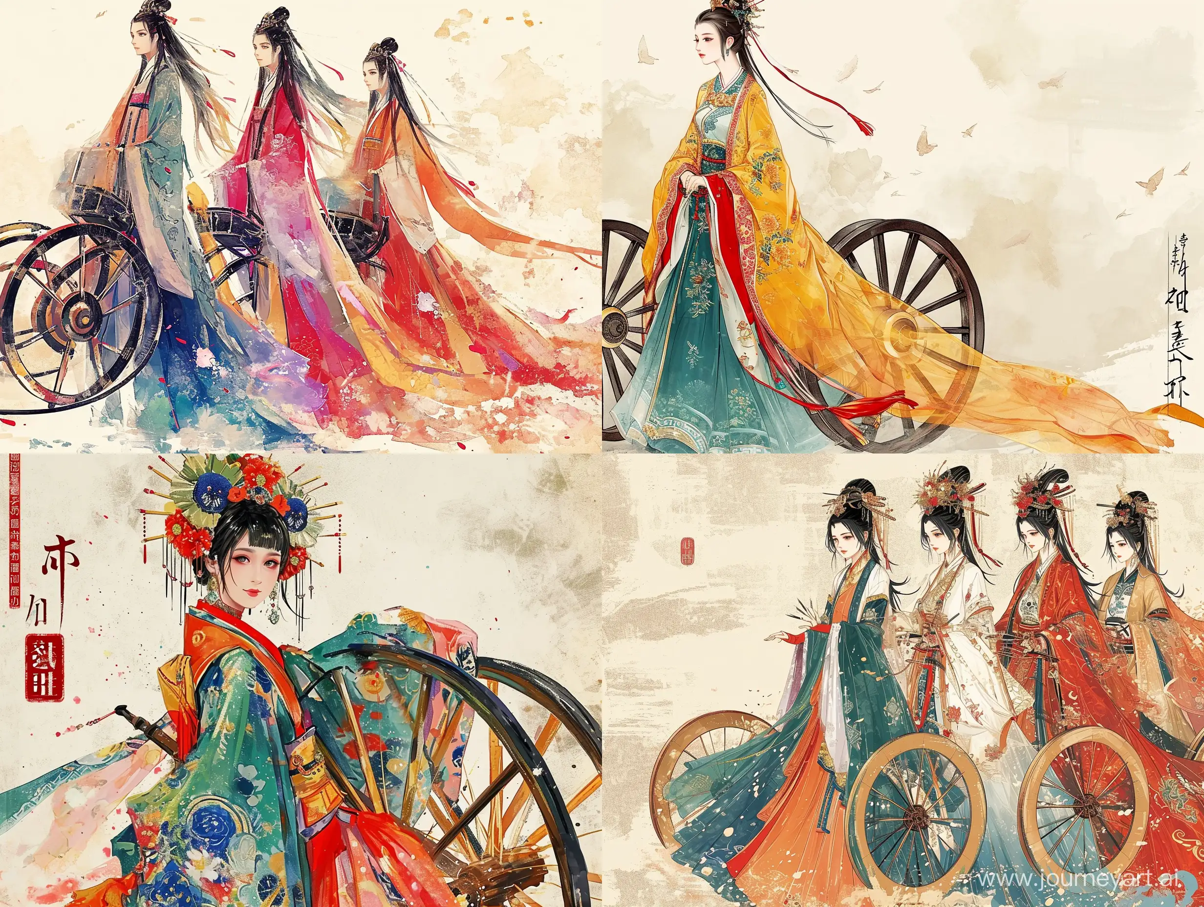 Colorful-Chinese-Style-Manga-with-Splendid-Attire-and-Ancient-Aesthetics