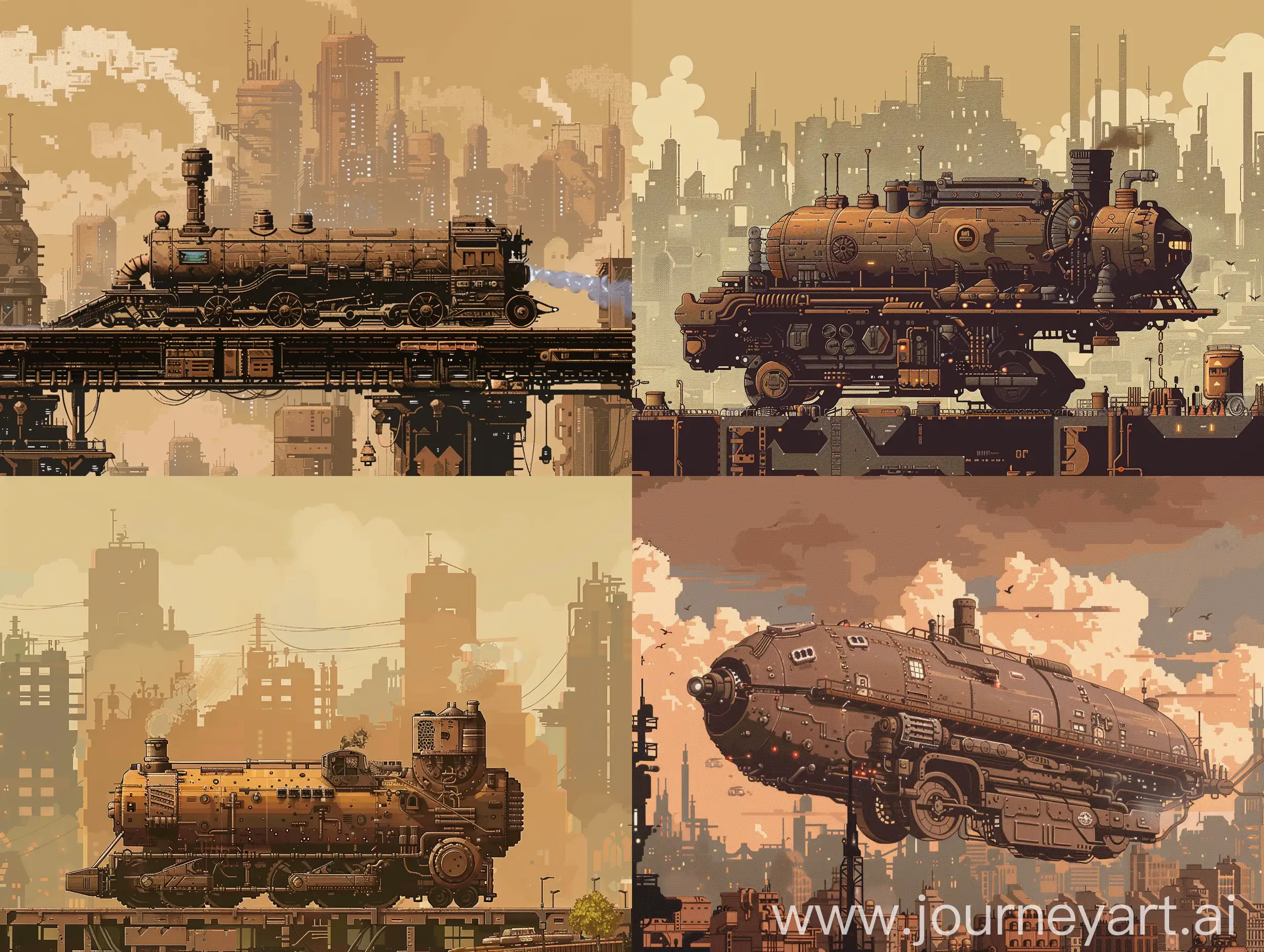 Cyberpunk-SteamEngine-in-Urban-Landscape