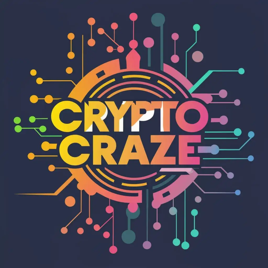logo, CR, with the text "Crypto Craze", typography, be used in Finance industry