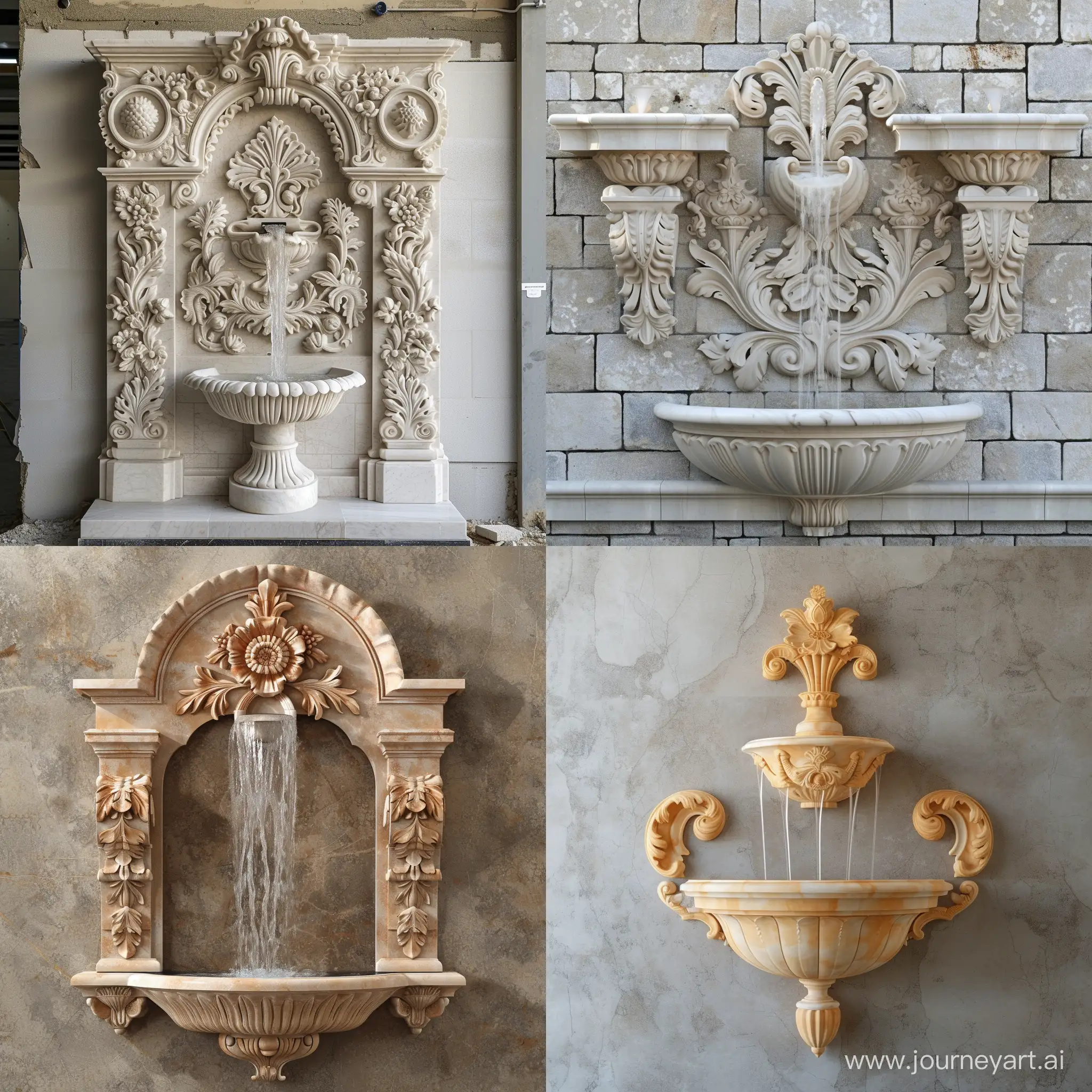 Elegant-Marble-Baroque-Wall-Fountain-for-Classic-Outdoor-Spaces