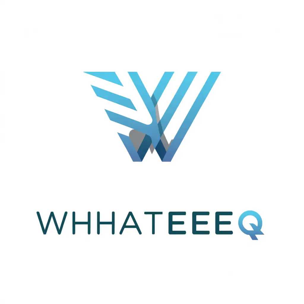 a logo design,with the text "whateeq", main symbol:it is a health information system,Moderate,clear background