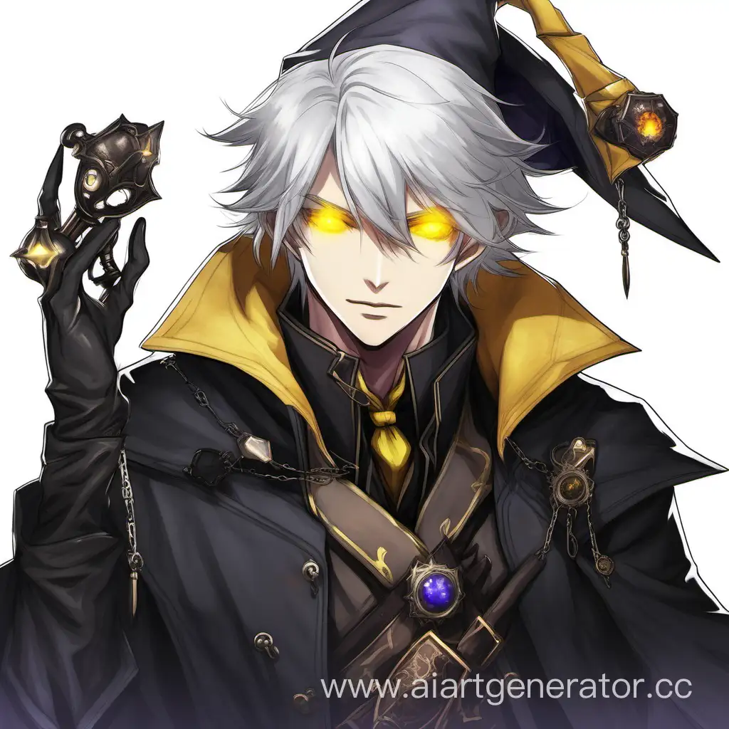 Mysterious-Black-Mage-with-Scars-Handsome-Wizard-in-Unique-Attire