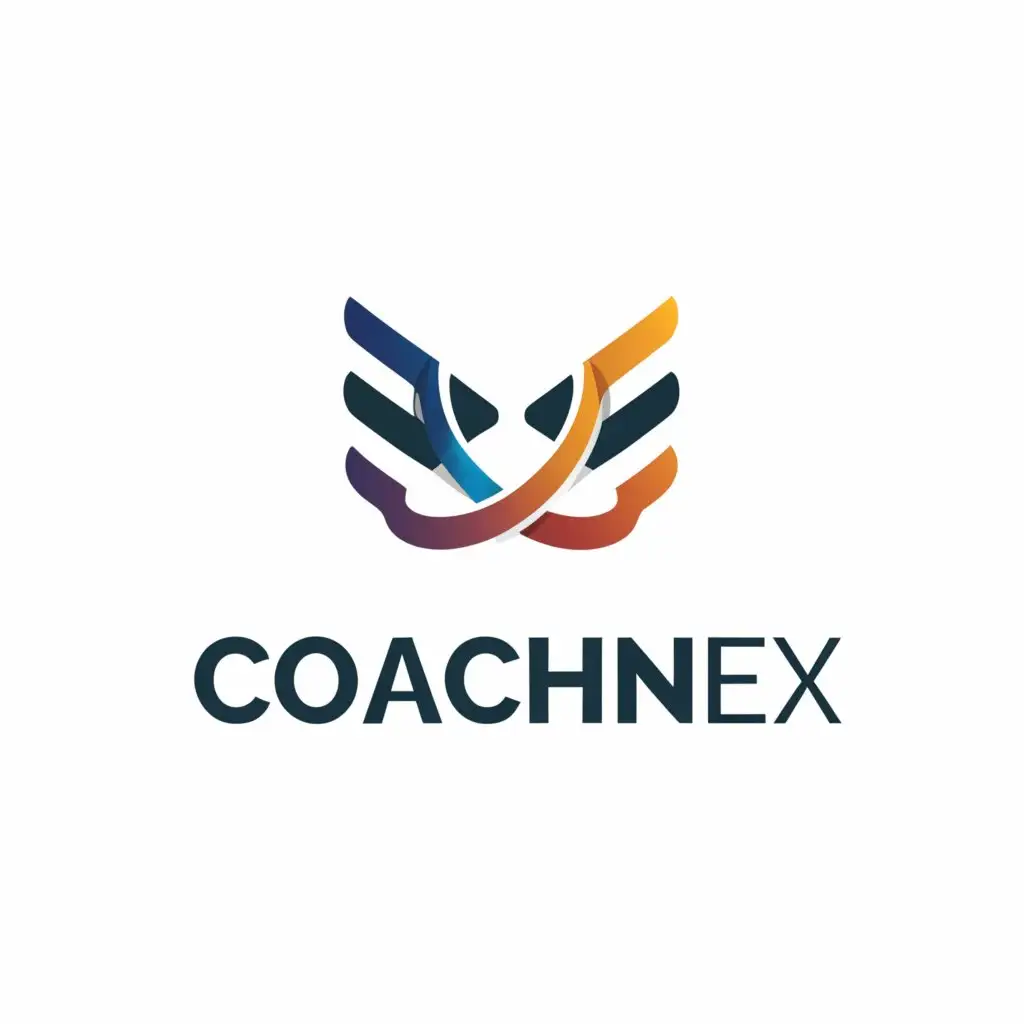 a logo design,with the text "CoachNex", main symbol:motivation ,discipline,Minimalistic,clear background