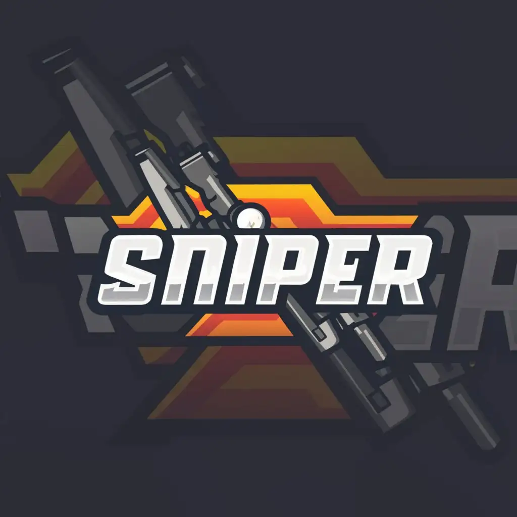 a logo design,with the text "Sniper", main symbol:§,Moderate,clear background