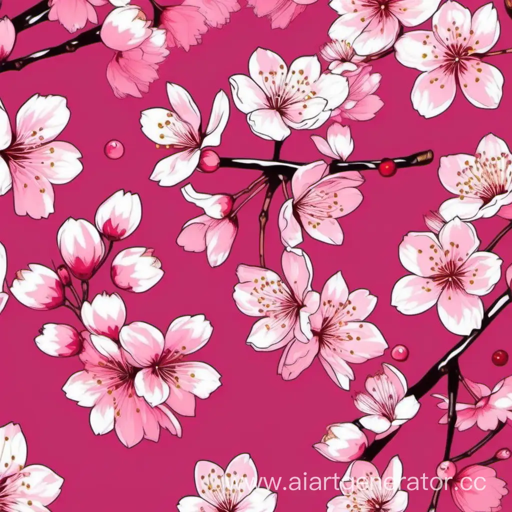 Cherry-Blossom-Seamless-Pattern-Background