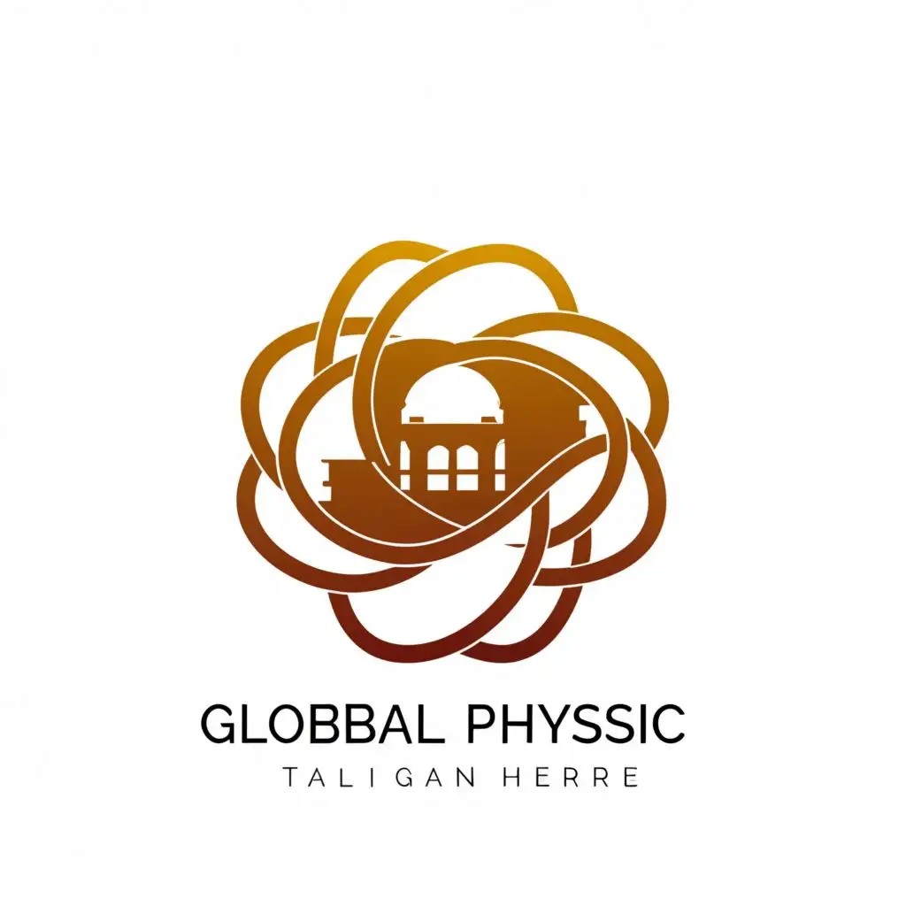 a logo design,with the text "Global physic", main symbol:AI Cultural heritage technology body,Moderate,be used in Sports Fitness industry,clear background