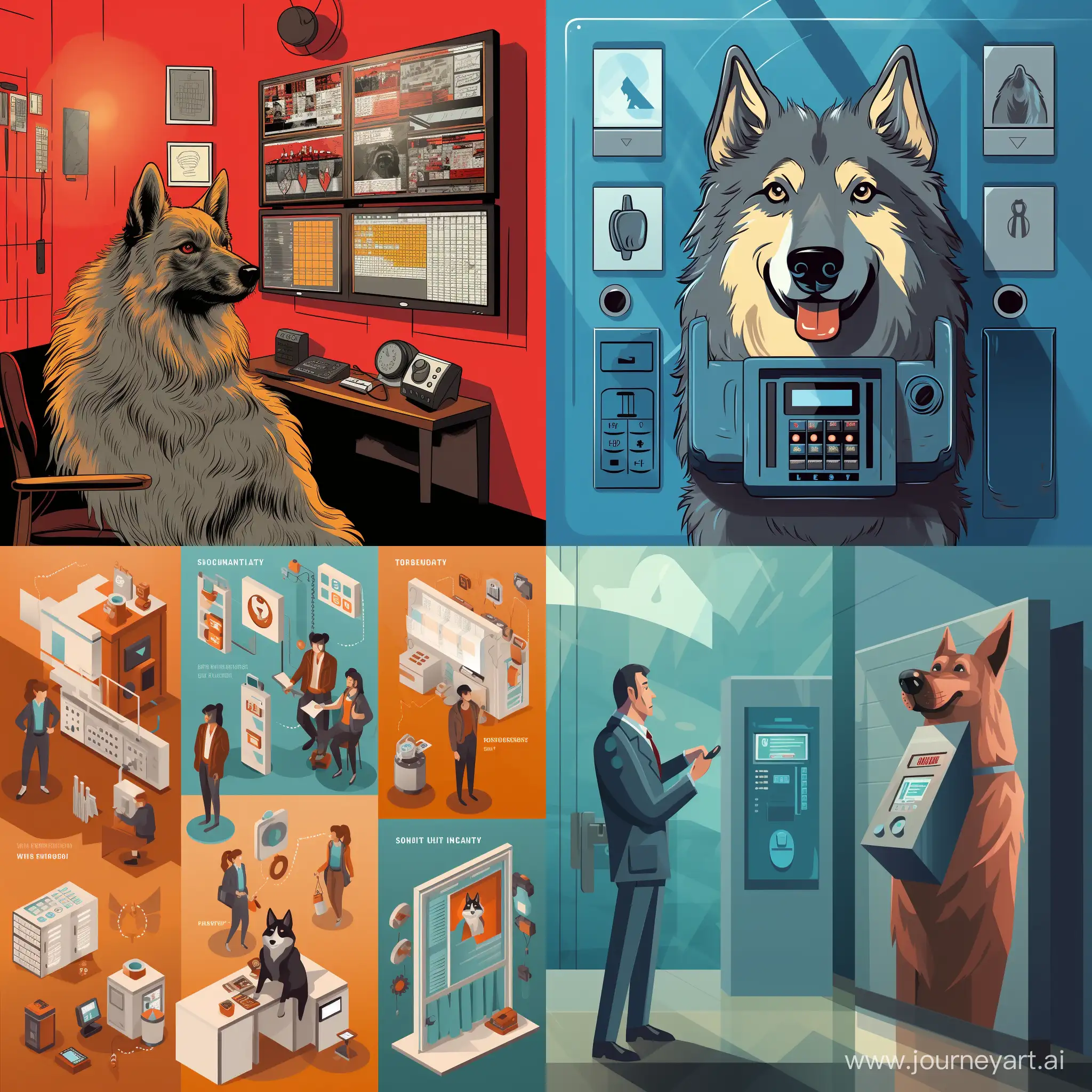 Изображения для презентации о программном обеспечении контроля доступа, которе называется Watchdog.