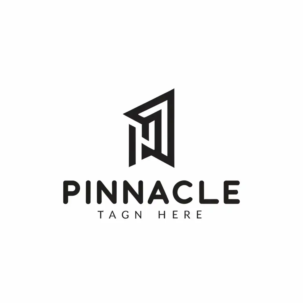 LOGO-Design-for-Pinnacle-Minimalistic-Symbol-of-Success-for-Events-Industry