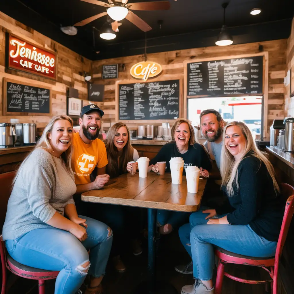 Vibrant Gathering at Tennessee Cafe Joyful Community Sips Coffee