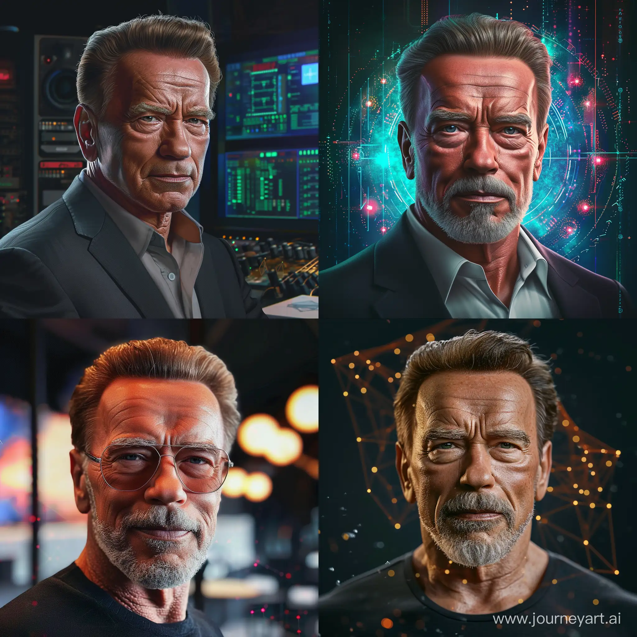 Arnold-Schwarzenegger-Portrayed-as-a-Realistic-Deep-Learning-Software-Engineer