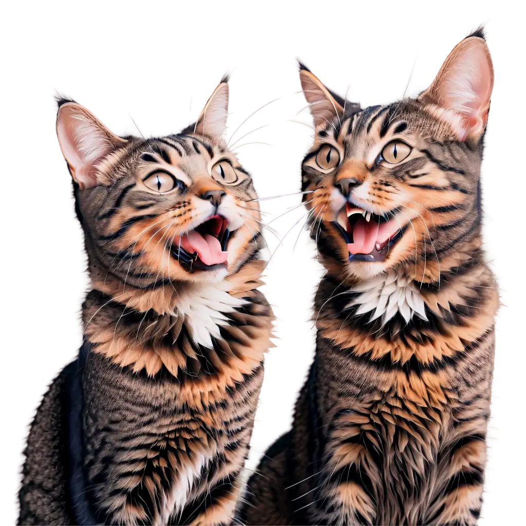 Funny-Cat-Laughing-Each-Other-PNG-Hilarious-Feline-Moment-Captured-in-High-Quality