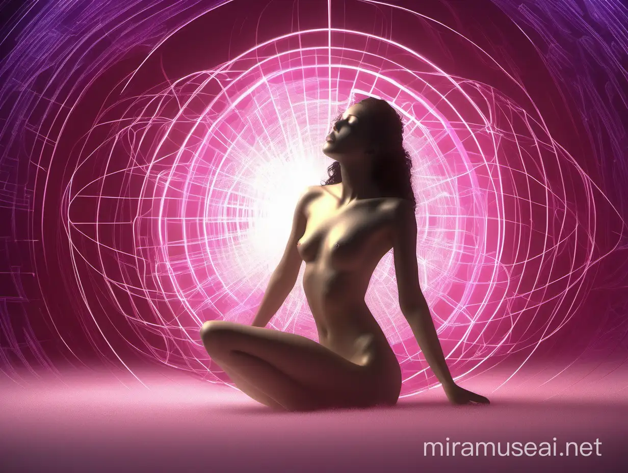 Vibrant Visualization Exploring the Law of Attraction through HyperRealistic Modeling