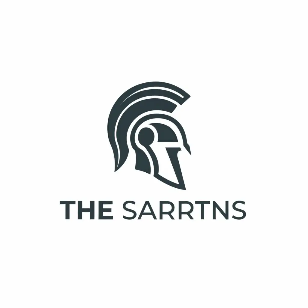 a logo design,with the text "THE SPARTANS", main symbol:The New Age Of Future,Minimalistic,be used in Technology industry,clear background