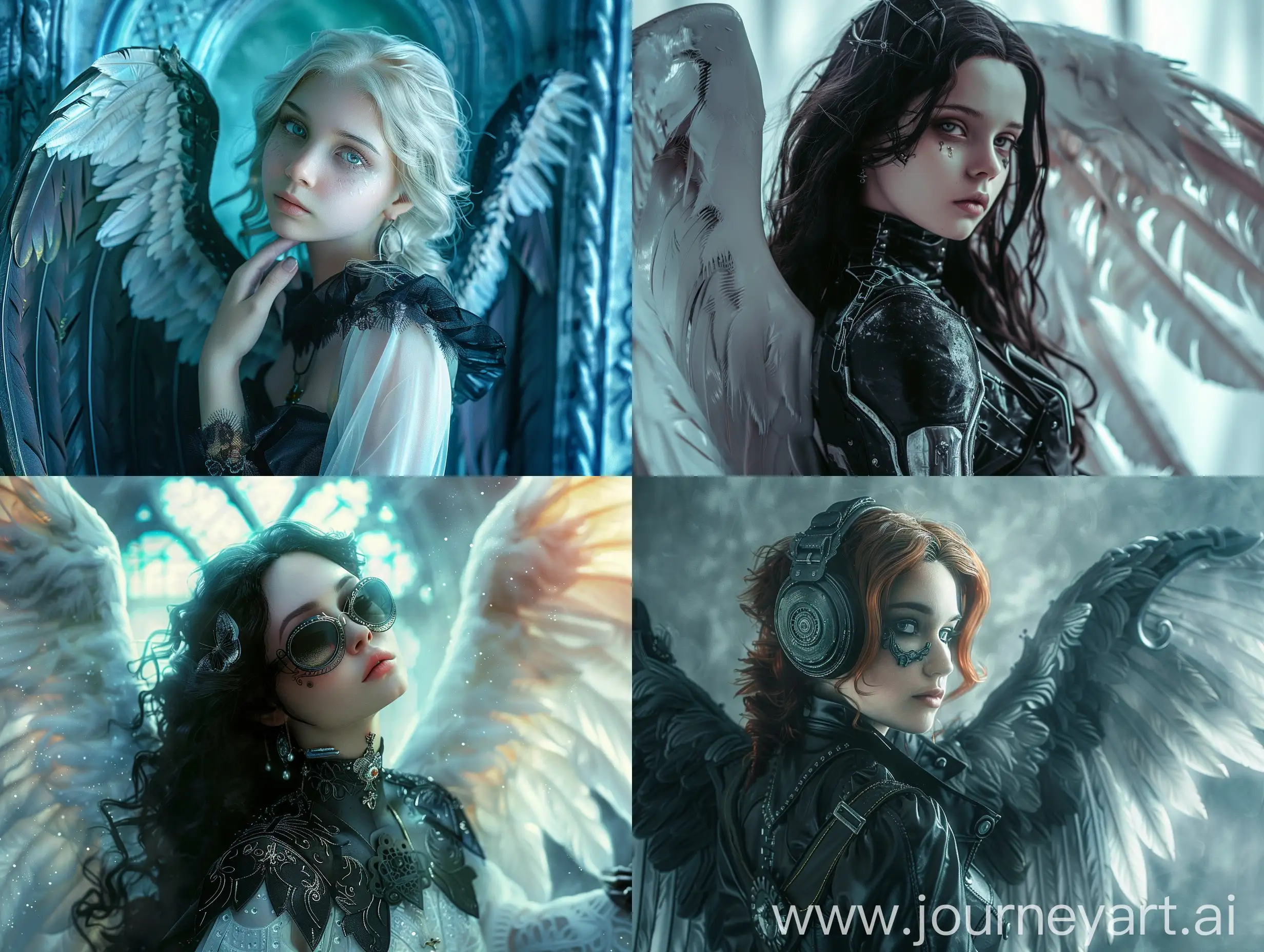 Angelic-Cyberpunk-Realism-Gothic-Pop-Surrealism-Portraits-in-Dreamscape-Space-Opera-Style