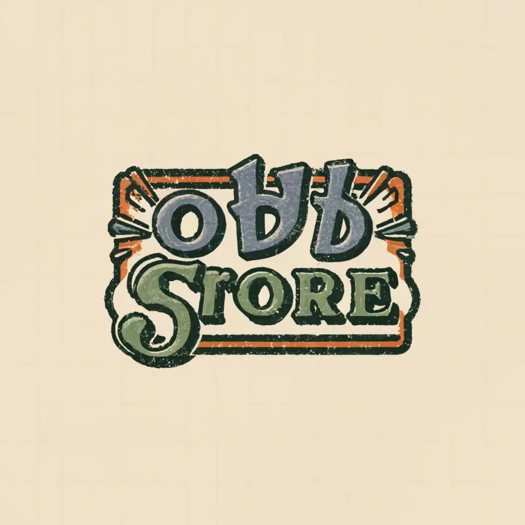 a logo design,with the text "odd store", main symbol:comic,Moderate,clear background