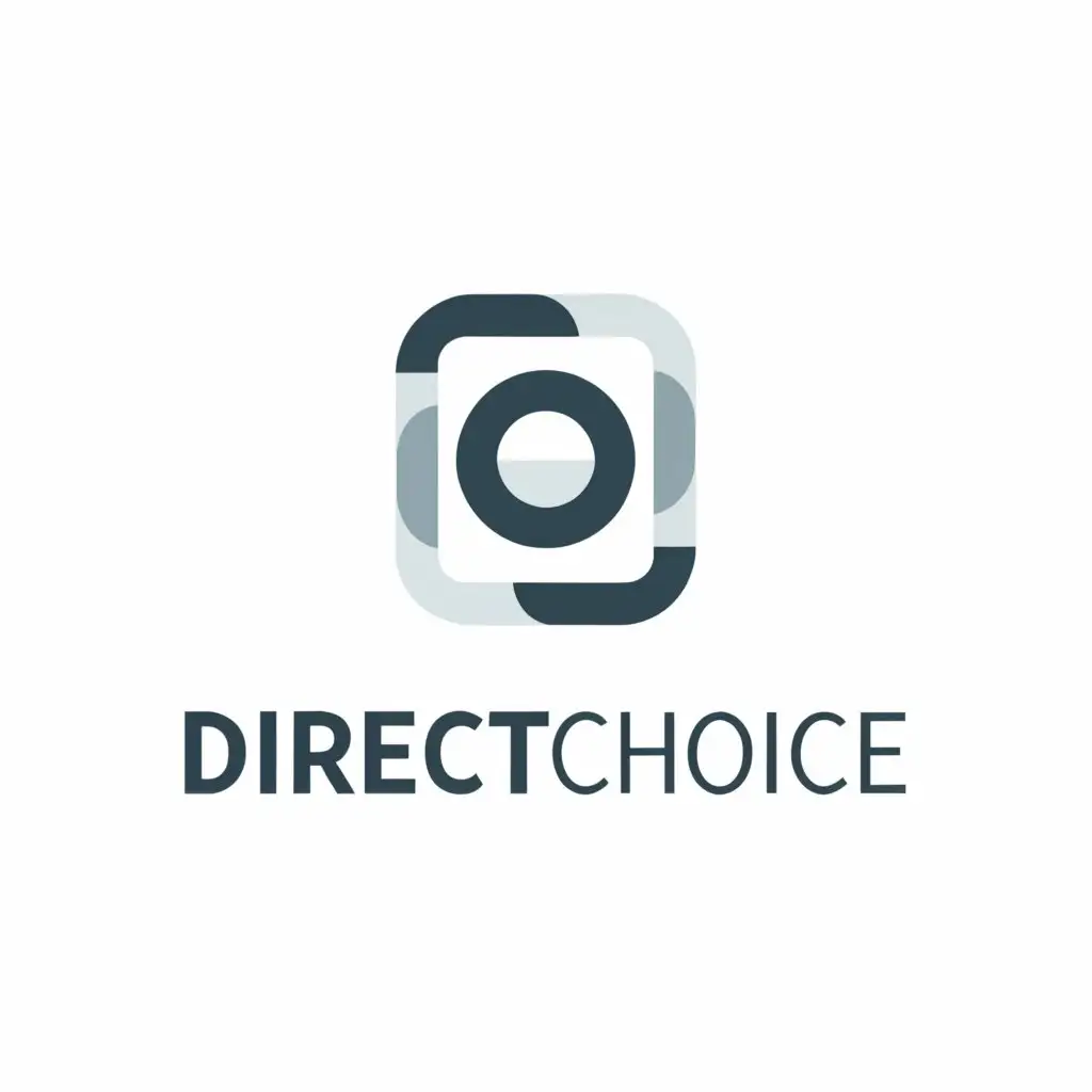 a logo design,with the text "DIRECT CHOICE", main symbol:connect, letters d and c together, all in one, insight,Moderate,be used in Retail industry,clear background