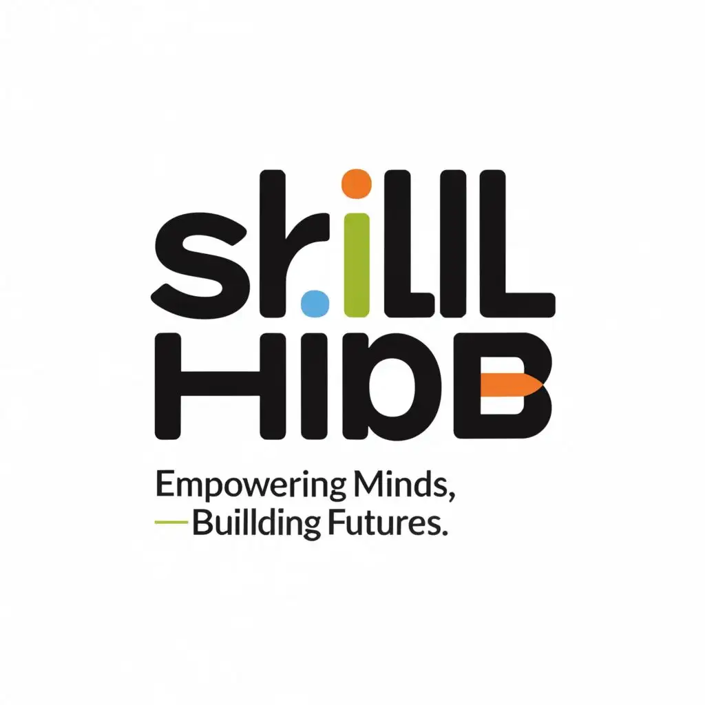 logo, Empowering Minds, Building Futures., with the text "SkillSpire Hub", typography, be used in Education industry
