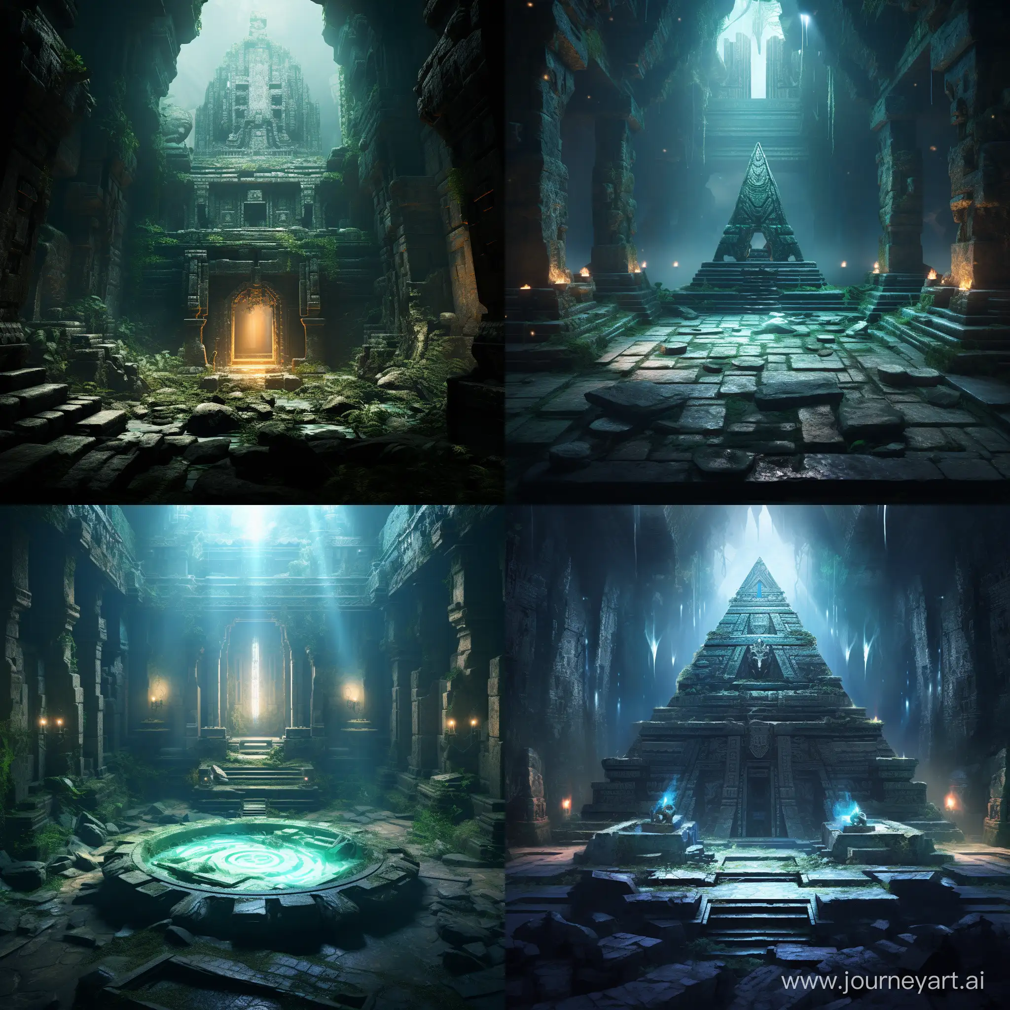 Exploring-Ancient-Temple-Ruins-with-Alien-Hologram