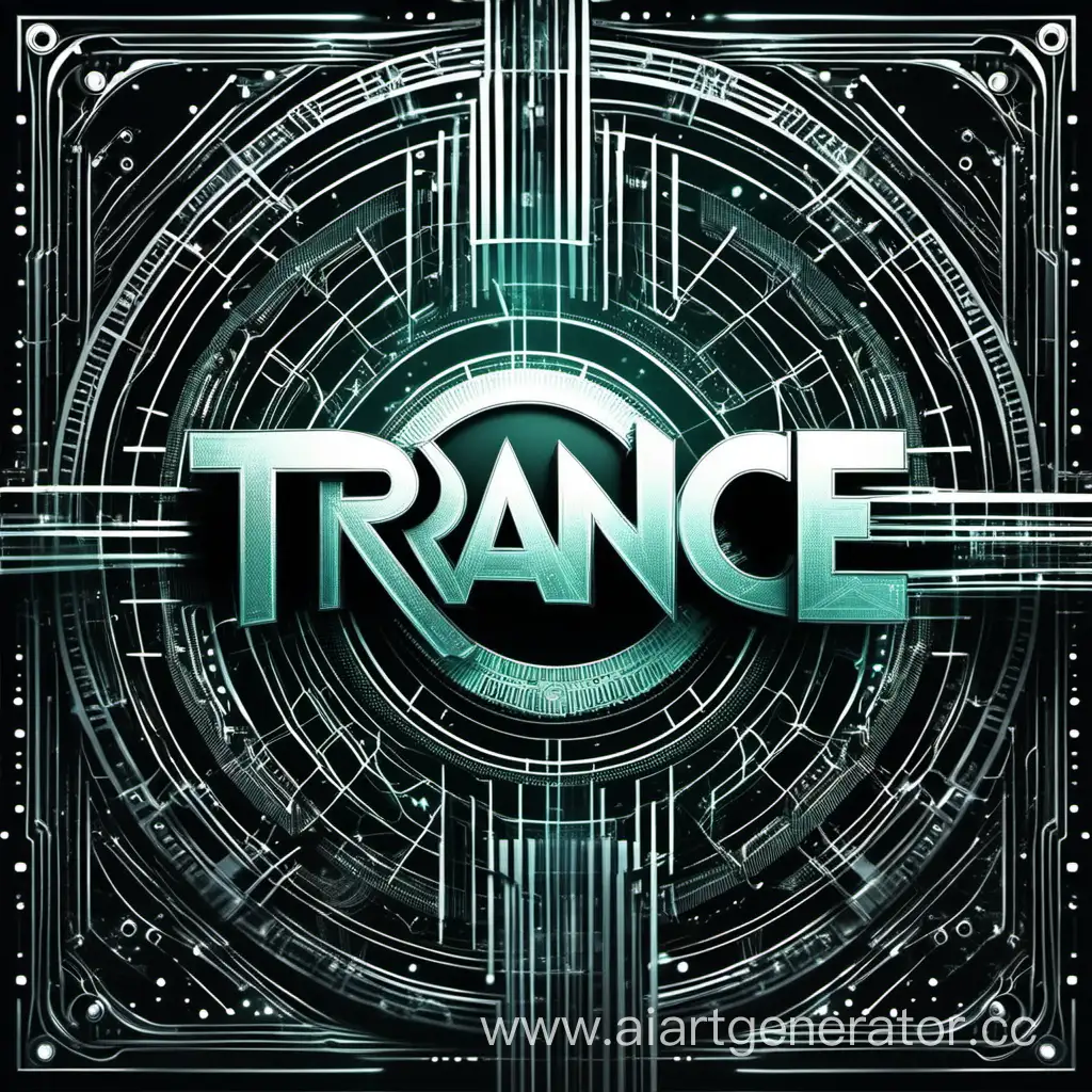 Futuristic-Techno-Ornament-with-Space-Themes-for-Trance-Mix-Cover