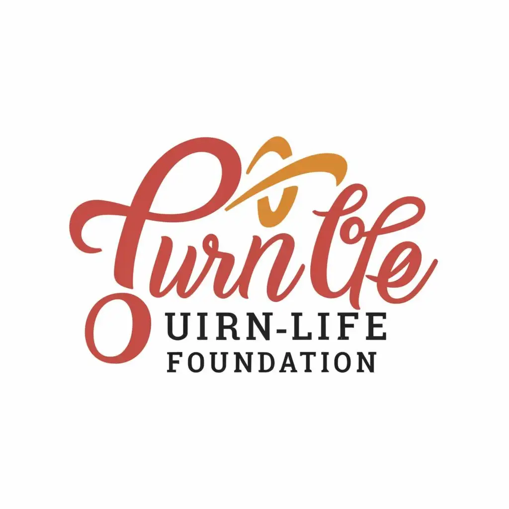 logo, women empowerment, with the text "Turn-Life Foundation", typography, be used in Nonprofit industry