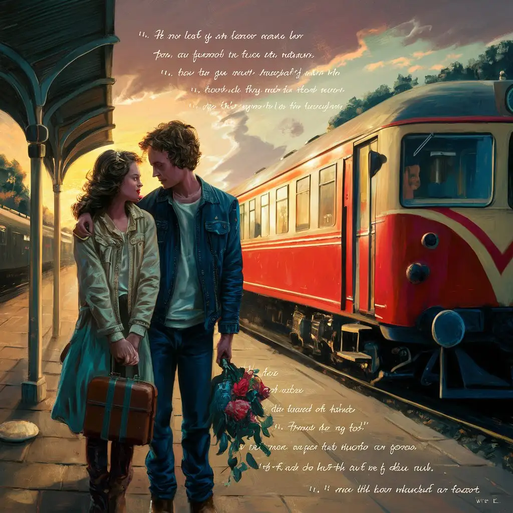 Romantic Rendezvous at Clarksville Train Station