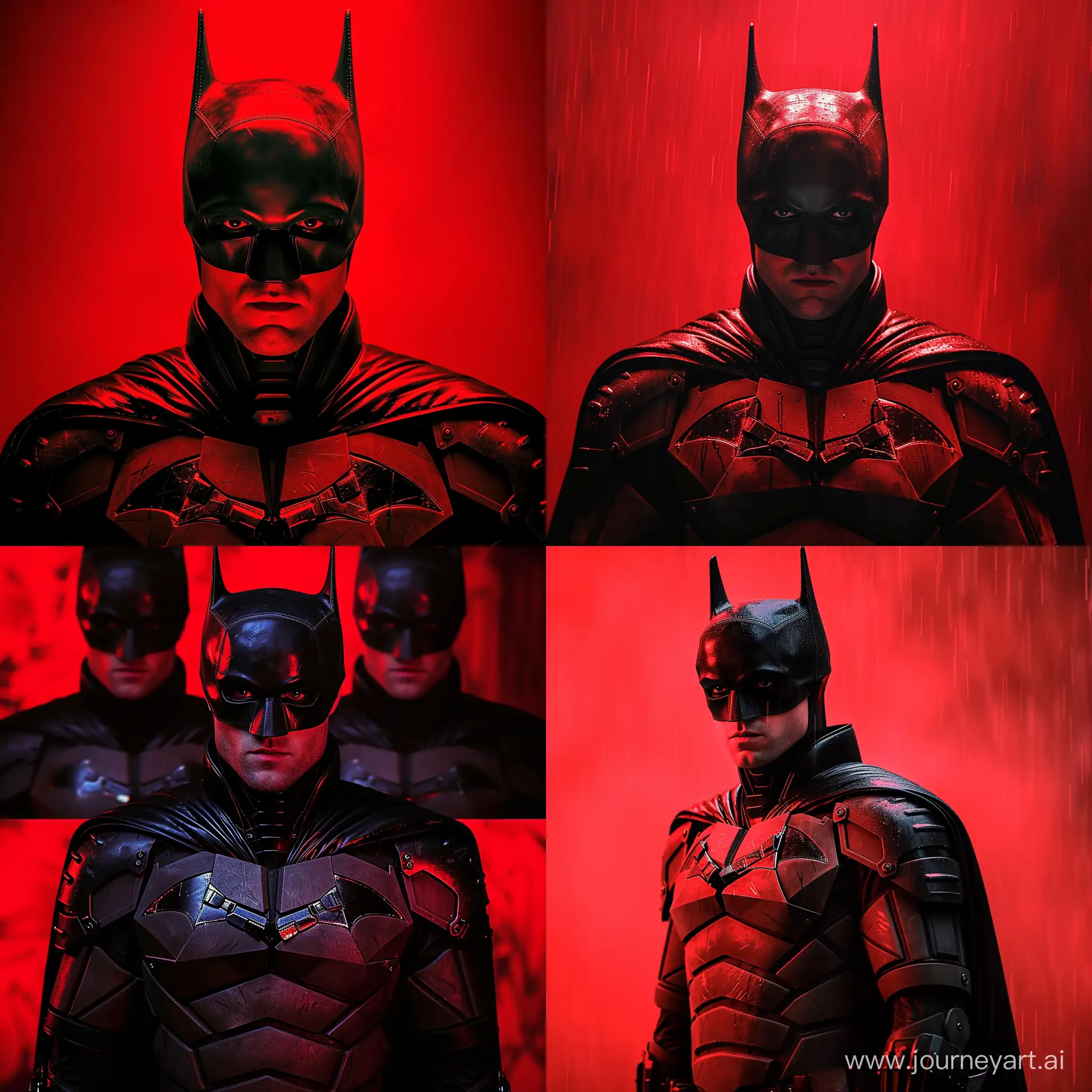 Robert Pattinson as Batman in Red 